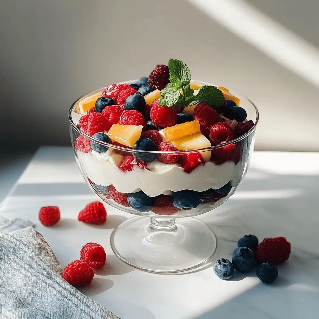 Layers of fluffy cake, creamy custard, and fresh berries make this Berry Trifle a showstopper! Perfect for summer gatherings or a sweet treat any day, this easy-to-make dessert combines textures and flavors your guests will love. Save this recipe for your next celebration or picnic to impress everyone with your delicious creation!