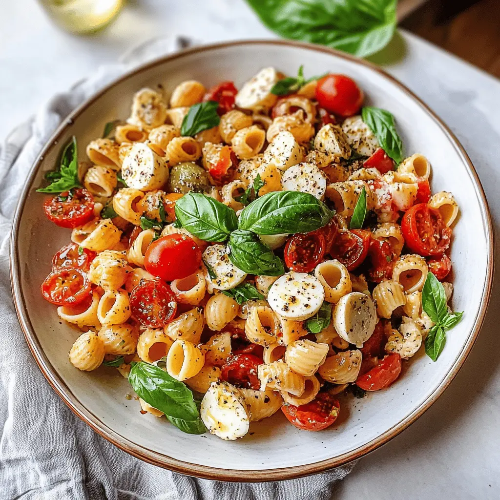 This Best Caprese Pasta Salad combines fresh tomatoes, creamy mozzarella, and aromatic basil for a vibrant dish that’s perfect for summer gatherings. With a drizzle of balsamic glaze, this salad is not just colorful, but also bursting with flavor. Save this recipe for your next picnic or BBQ, and impress your friends with a delightful twist on the classic Caprese!
