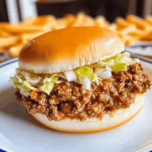 Want a fun twist on a classic? These Big Mac Sloppy Joes combine all the flavors of your favorite fast-food burger with the ease of a one-pot meal. Ground beef, zesty pickles, and a special sauce come together for a messy yet delicious treat! Perfect for game nights or casual dinners. Save this recipe to impress your family and friends!