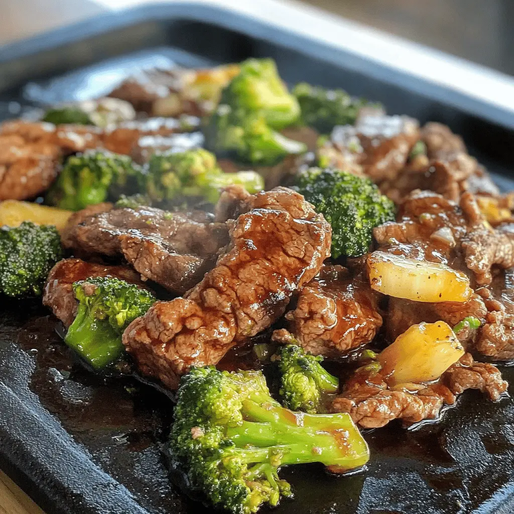 Enjoy a quick and delicious meal with this Easy Beef and Broccoli recipe prepared on the Blackstone griddle! This dish features tender beef and vibrant broccoli tossed in a savory sauce, making dinner a breeze. Perfect for weeknight meals or gatherings, save this recipe for flavorful dinners that your family will love!