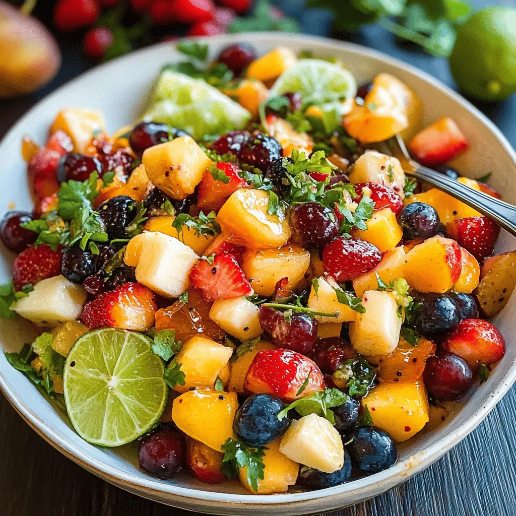 Brighten your day with a refreshing Fruit Salad drizzled in a zesty Honey Lime Dressing! This colorful mix of your favorite fruits combines sweetness with a tangy twist, perfect for summer picnics or a healthy snack. Easy to prepare and bursting with flavor, be sure to save this recipe for your next gathering or as a delightful treat anytime!
