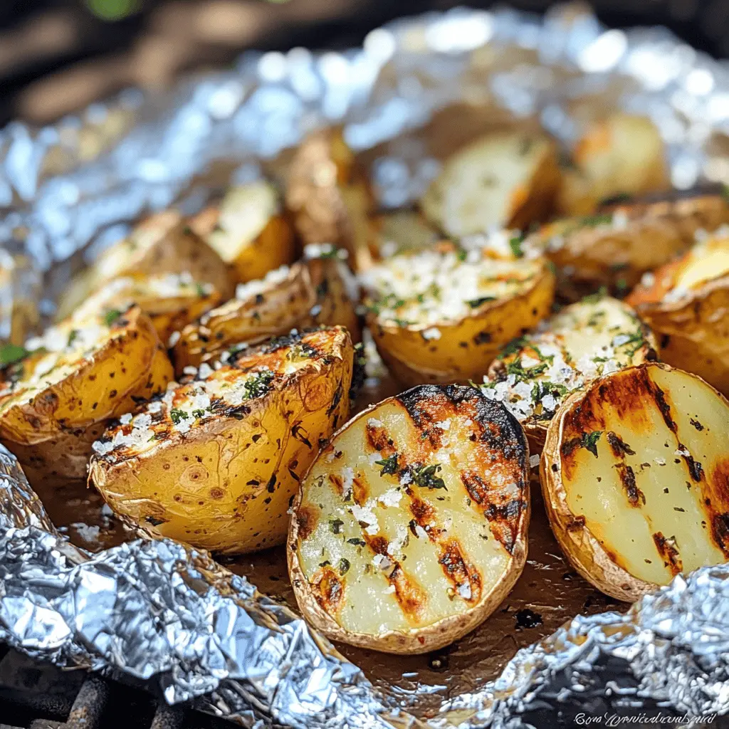 Looking for an easy side dish that’s packed with flavor? These Garlic Herb Grilled Potatoes in Foil are your answer! Tender potatoes tossed in garlic, fresh herbs, and olive oil, cooked to perfection on the grill. Perfect for summer BBQs or family dinners! Save this recipe now to impress your guests at your next gathering.