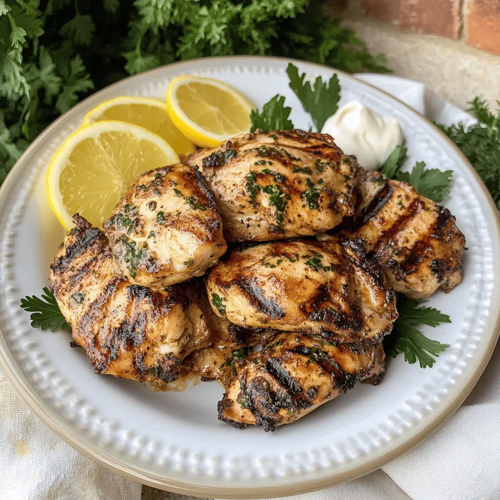 Make your meals extra tasty with this Greek Yogurt Marinated Chicken! Juicy and tender, this chicken is soaked in a yogurt-based marinade infused with garlic and herbs, making it a flavorful delight for any occasion. Perfect for grilling, baking, or a quick weeknight dinner. Save this recipe now and impress your family and friends at your next gathering!