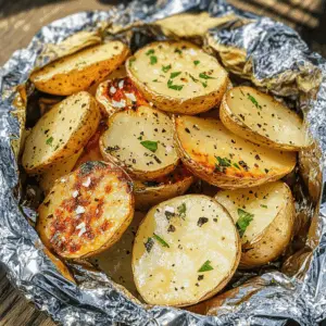 Perfectly grilled potatoes in foil are a must-try for your next cookout! These potato packets are seasoned to perfection and cooked until tender, making them a delicious side dish. With easy prep and minimal cleanup, they're perfect for family gatherings or summer barbecues. Save this recipe for a hassle-free, tasty addition to your outdoor meals!