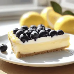 Fresh, juicy blueberries meet zesty lemon in this delightful dessert that's perfect for any occasion! This Lemon Blueberry Delight is light, refreshing, and easy to make. With a balance of sweetness and tang, it will leave everyone feeling satisfied. Save this recipe for your next summer gathering or family dinner!
