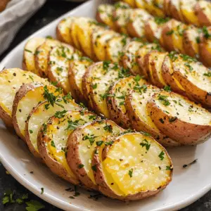 Transform your next meal with these easy and delicious sliced baked potatoes! Perfectly crispy on the outside and fluffy on the inside, they’re seasoned to perfection and can be customized with your favorite toppings. Save this recipe for dinner parties or cozy family nights! 🍽️✨