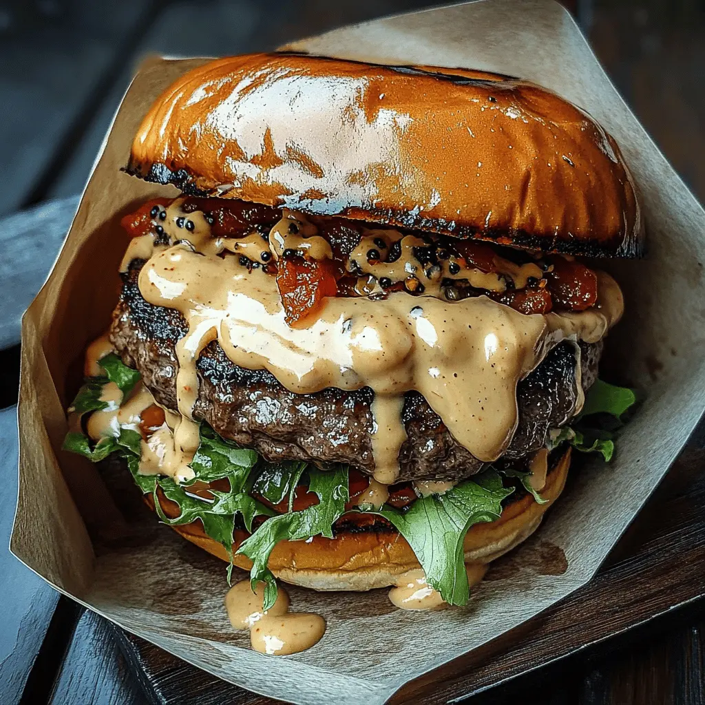 Get ready to enjoy the ultimate comfort food with these smash burgers topped with a creamy baconnaise sauce! Made with juicy beef patties and a rich, flavorful sauce that brings a twist to classic burgers, this recipe is perfect for your next cookout or weeknight dinner. Save this pin for quick access to mouthwatering smash burgers your family will love!