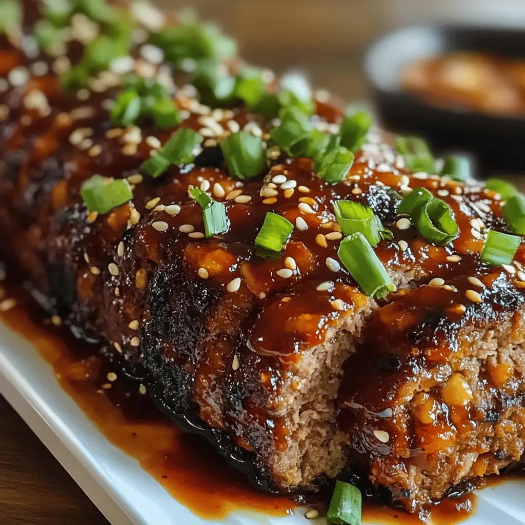 This Sweet And Spicy Korean BBQ Meatloaf is an exciting twist on a classic dish! Packed with savory flavors from Korean spices and a hint of sweetness, it’s perfect for family dinners or meal prep. This recipe combines ground meat with tasty seasonings, creating a hearty and satisfying meal. Save this pin for your next delicious dinner idea!