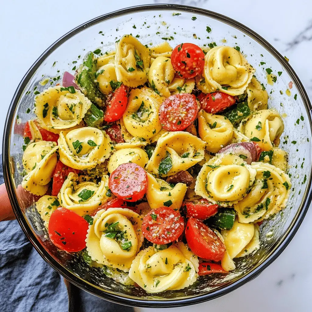 This vibrant Tortellini Pasta Salad is a delightful mix of flavors and colors! Featuring tender tortellini, fresh vegetables, and a zesty dressing, it's perfect for picnics, potlucks, or a quick weeknight dinner. Save this quick and easy recipe for when you need a dish that impresses without the fuss! Enjoy it chilled or at room temperature.