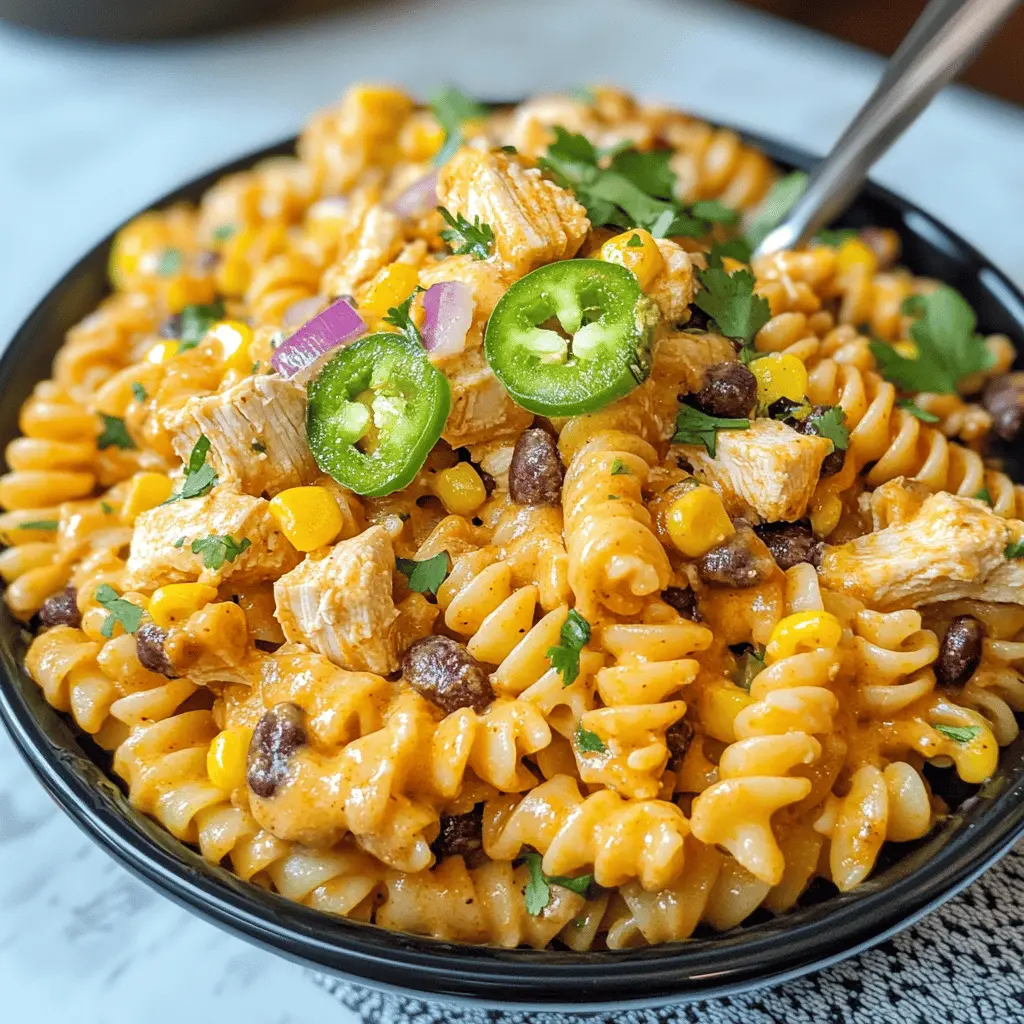 Get ready for a burst of flavor with this Zesty Chicken Enchilada Pasta Salad! Packed with tender chicken, vibrant veggies, and a tangy dressing, it’s perfect for a quick lunch or a fun dinner at home. Save this recipe for your next gathering or picnic; everyone will love the easy, delicious combination!