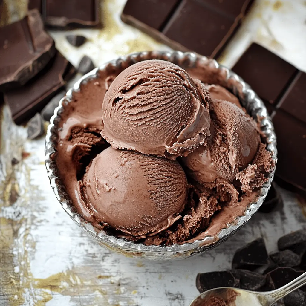 Easy Classic Chocolate Ice Cream Recipe