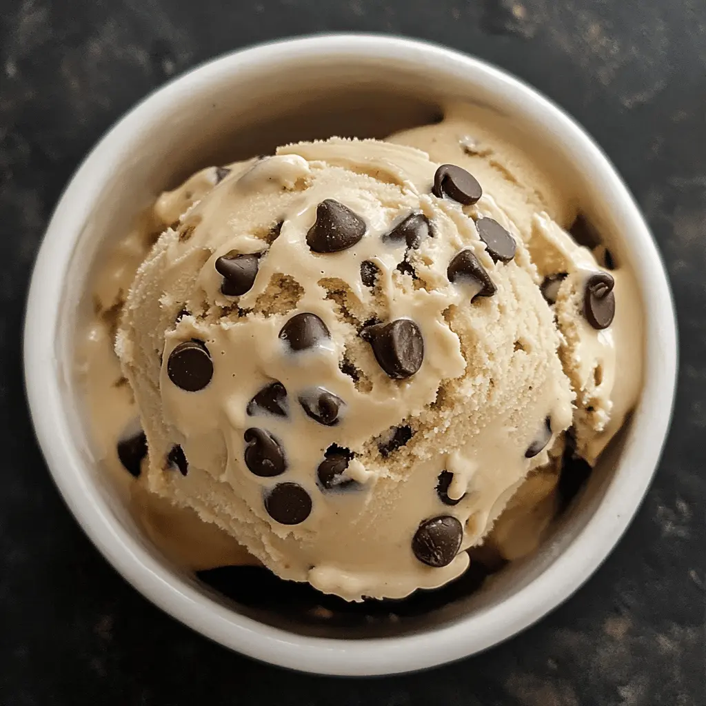Easy Homemade Chocolate Chip Cookie Dough Ice Cream