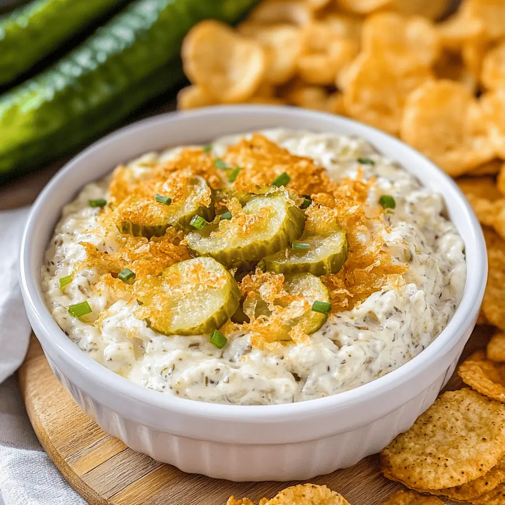 Easy Cheesy Fried Pickle Dip Recipe