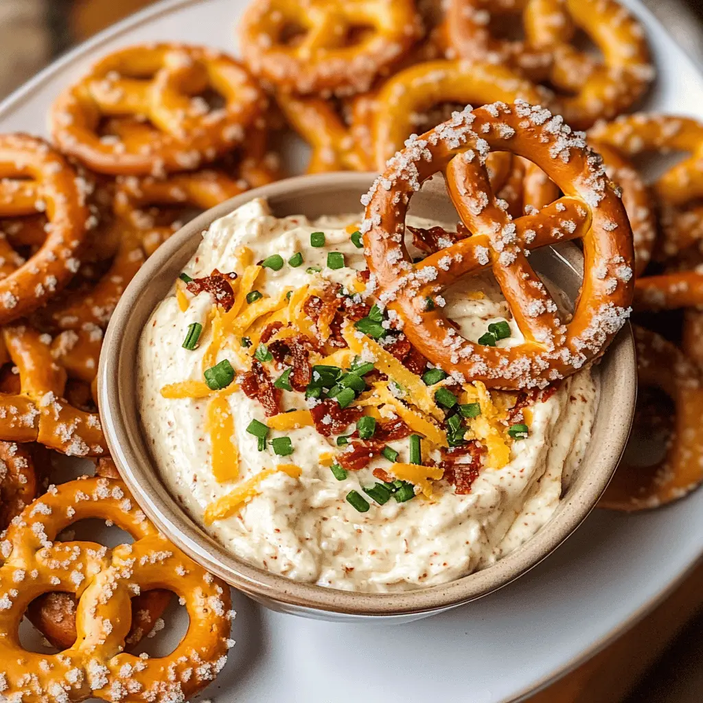 Easy Cheesy Pretzel Dip Recipe