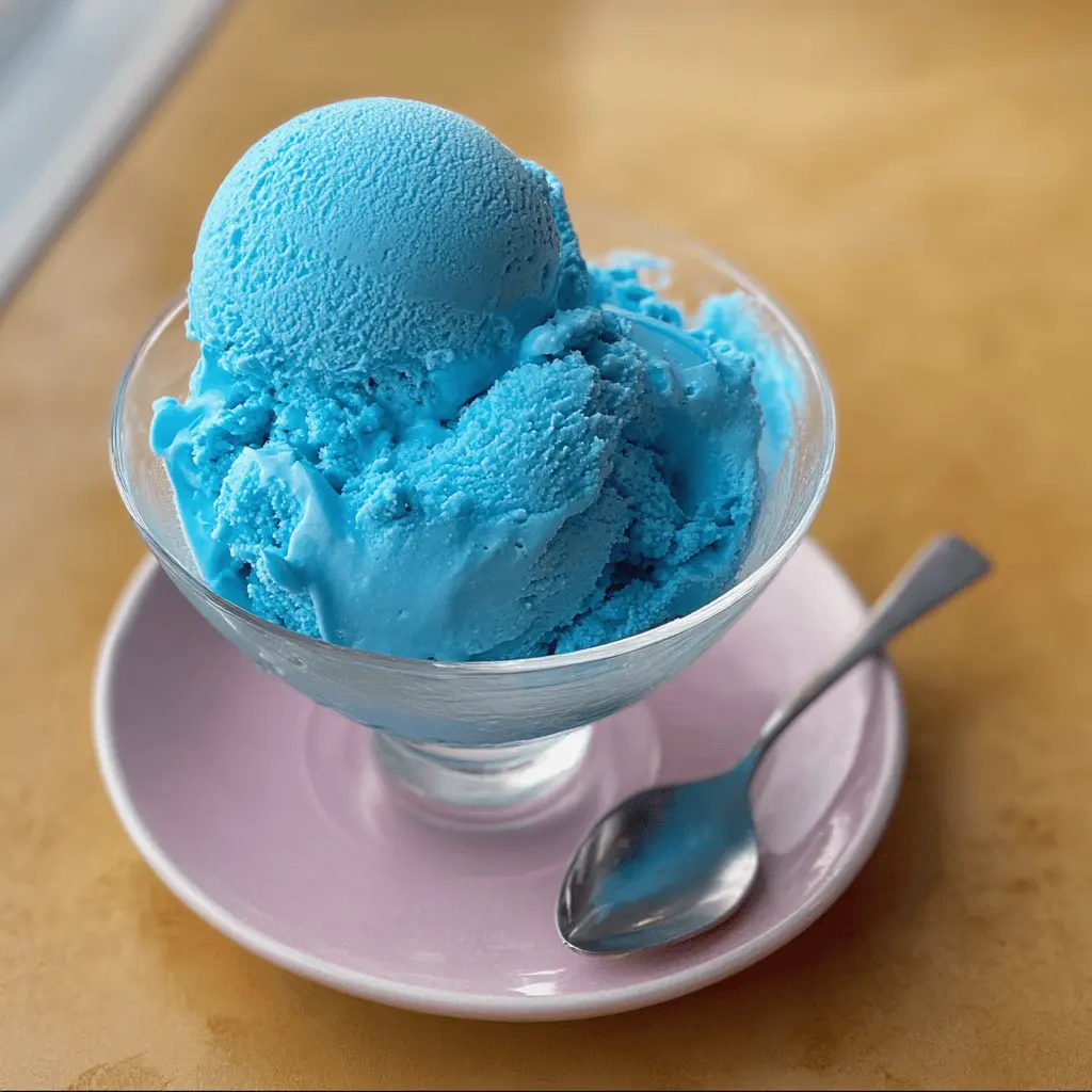 Easy Homemade Blue Moon Ice Cream Recipe