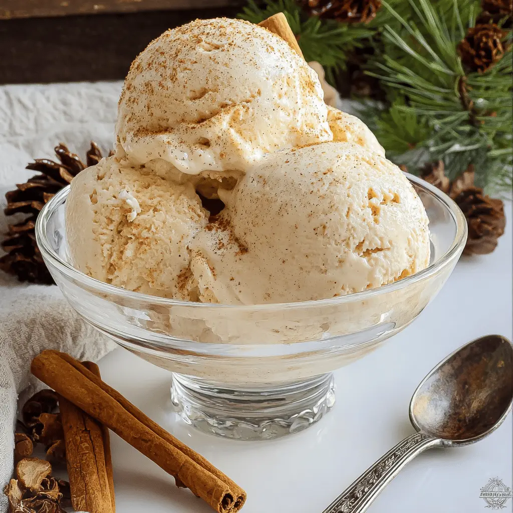 Easy Homemade Eggnog Ice Cream Recipe