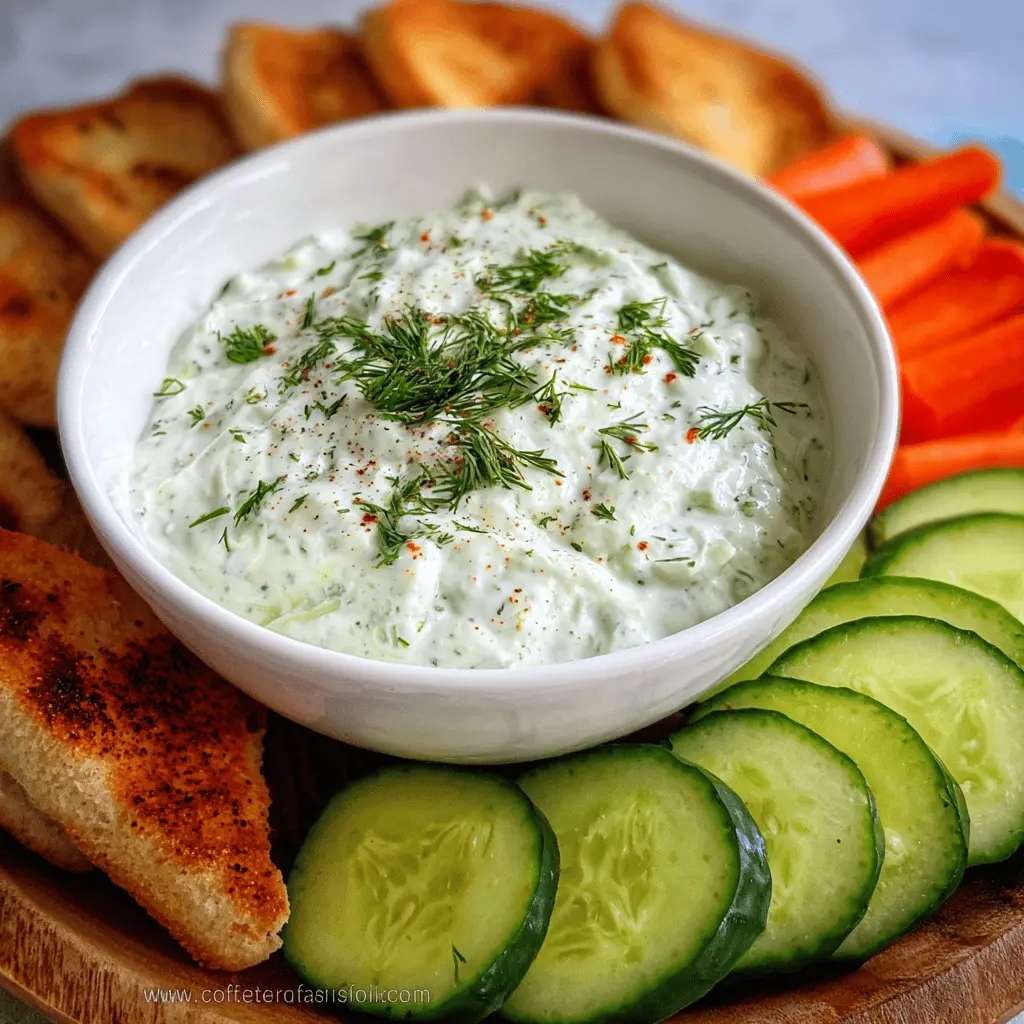 Easy Keto Cucumber Dip Recipe for Healthy Snacks