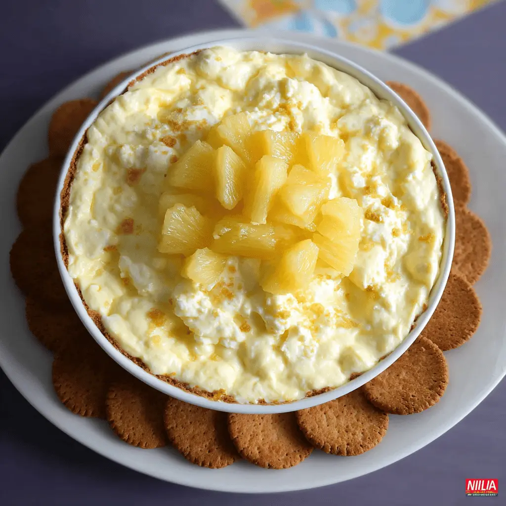 Easy Creamy Pineapple Cheesecake Dip Recipe