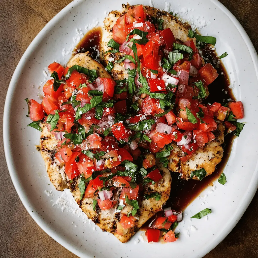 Easy 30-Minute Bruschetta Chicken Recipe