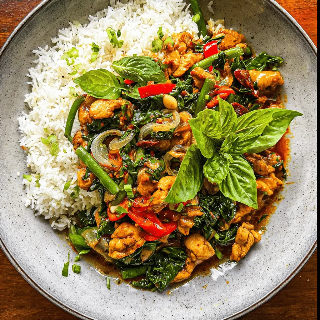 Easy Thai Basil Chicken Stir-Fry Recipe