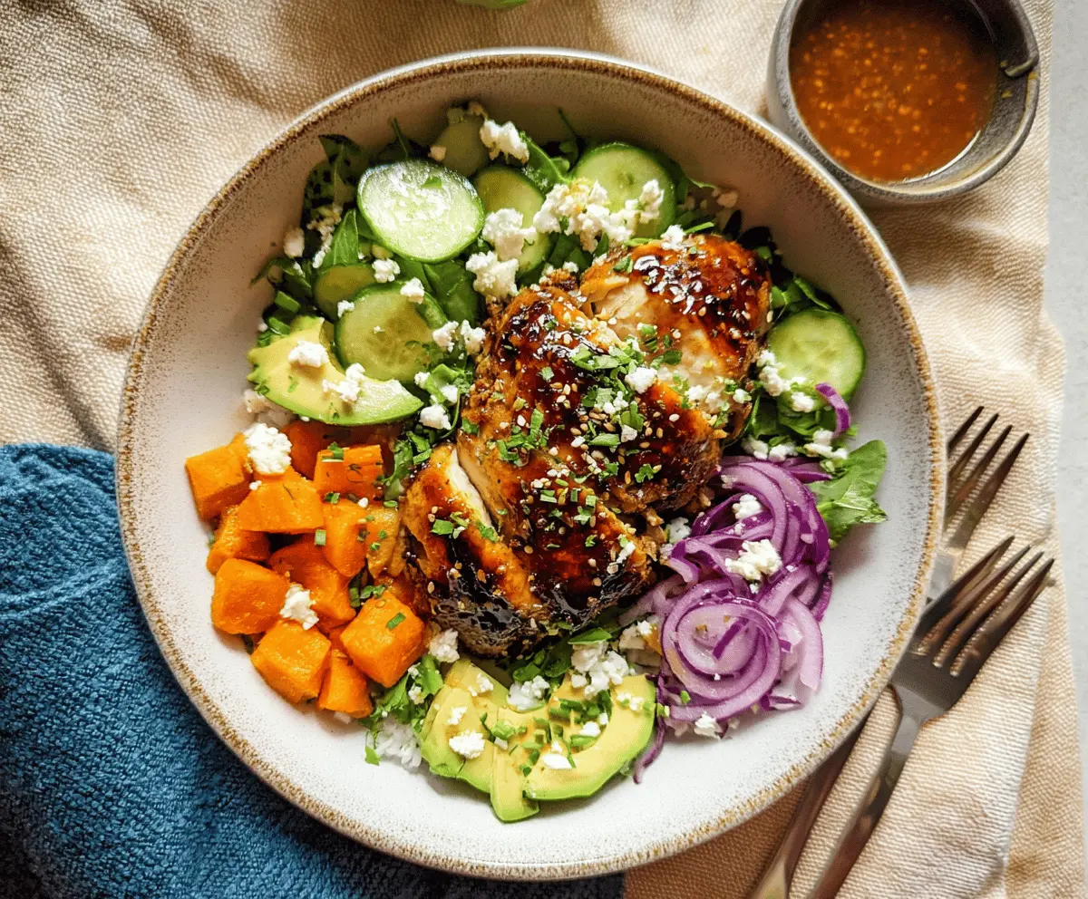 Easy Hot Honey Chicken Bowls Recipe