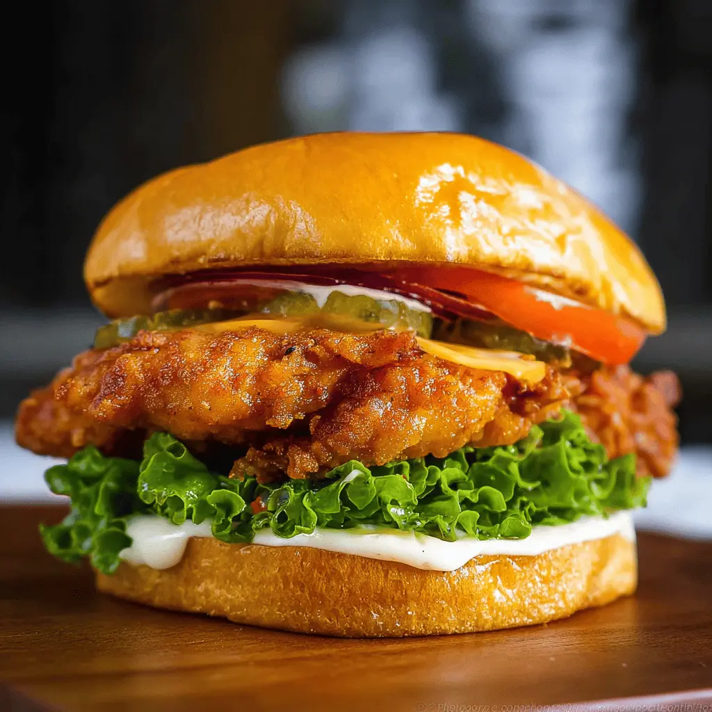Easy Crispy Chicken Sandwich Recipe