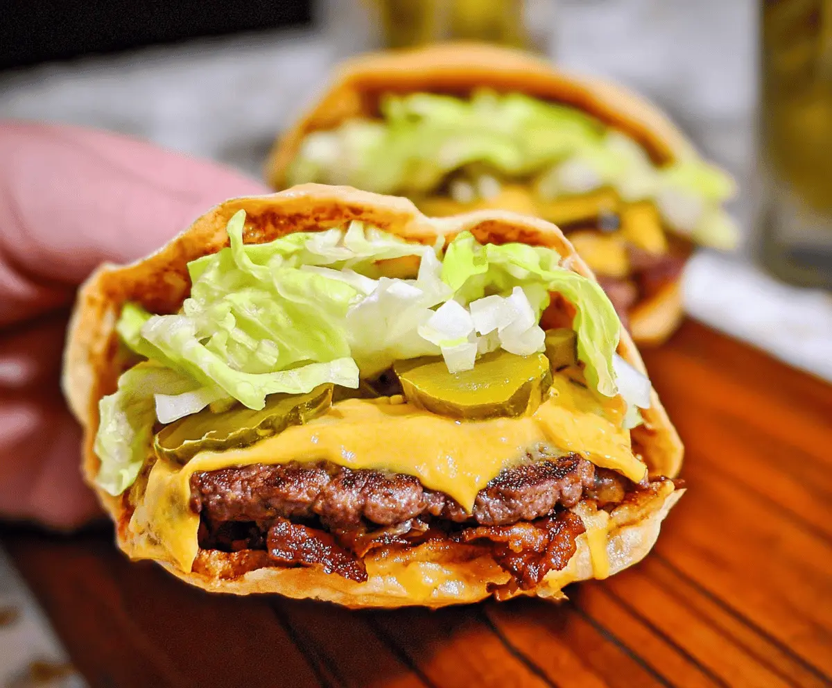 Easy Keto Big Mac Smash Burgers Recipe
