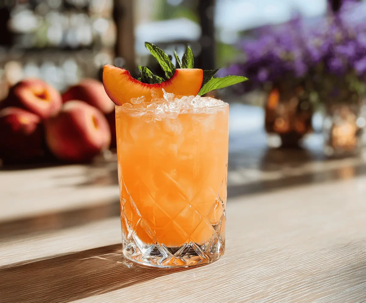 Easy Royal Peach Cocktail Recipe for Summer