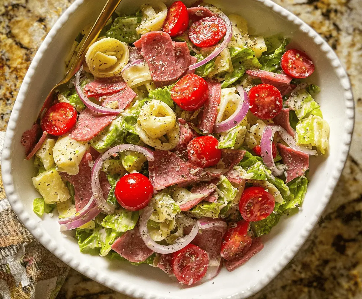 Easy Italian Grinder Salad Recipe