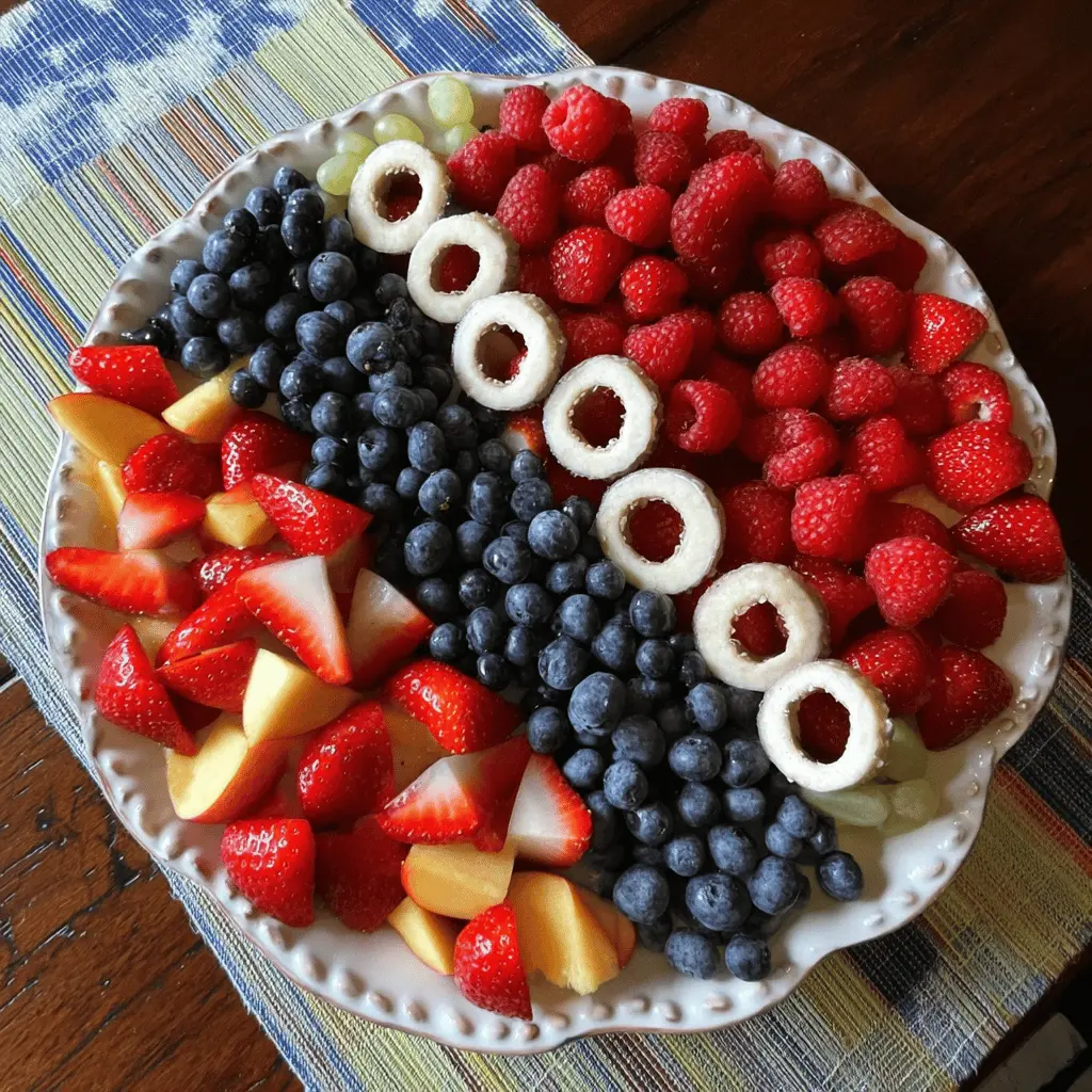 Easy 4th of July Fruit Platter Recipe
