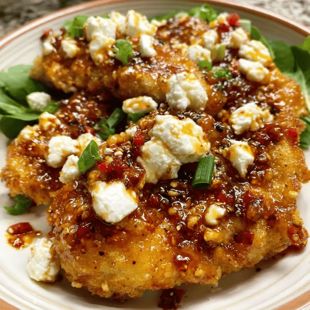 Crispy Hot Honey Feta Chicken Recipe