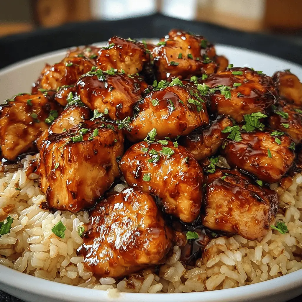 Easy One-Pan Honey BBQ Chicken and Rice