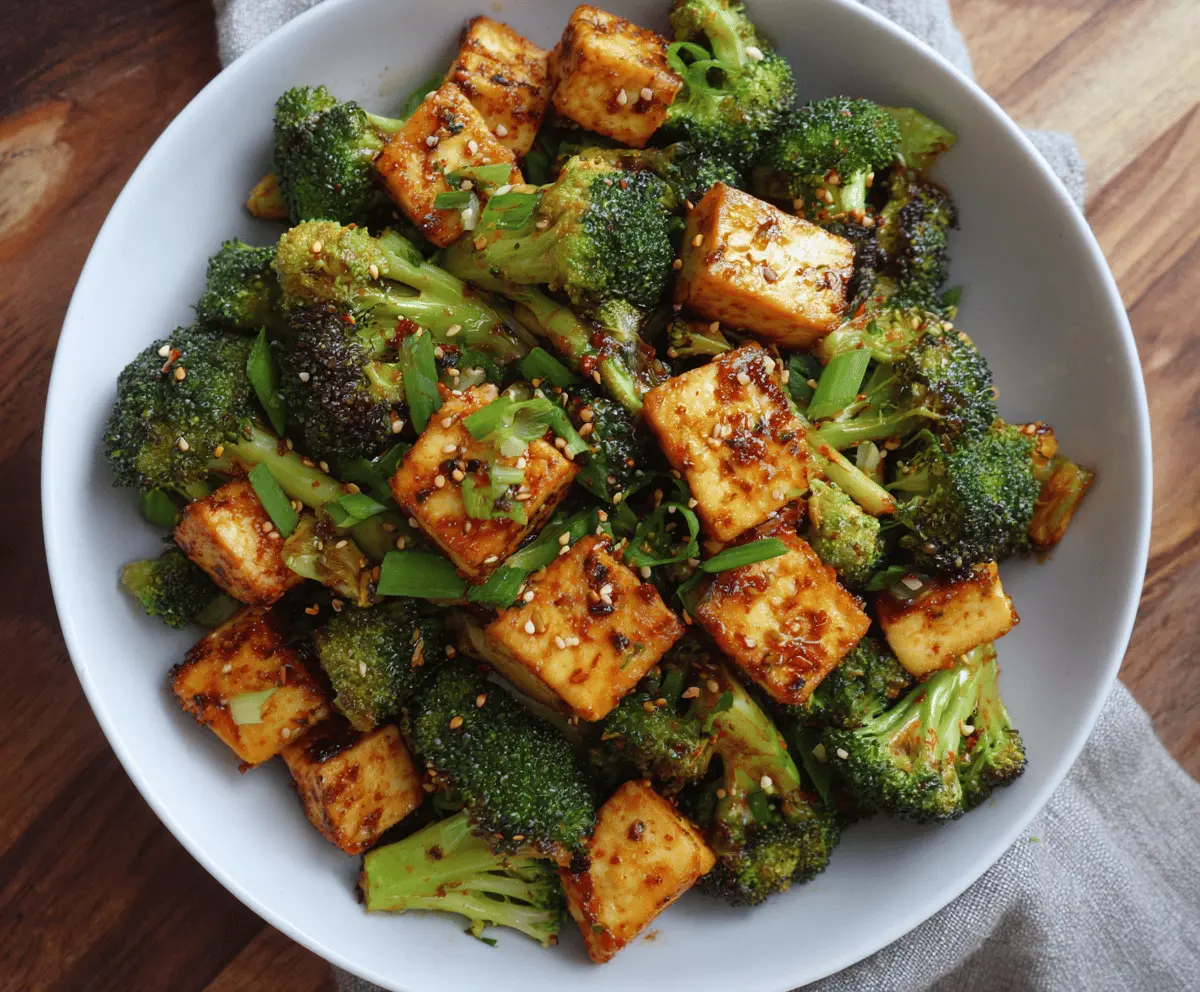 Tofu and Broccoli Stir-Fry