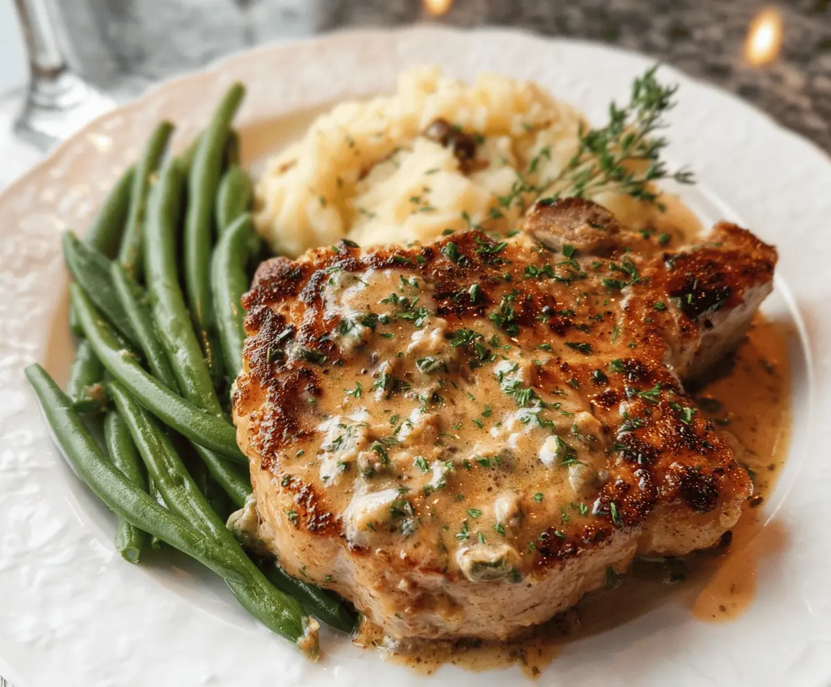 Creamy Boursin Pork Chops Recipe