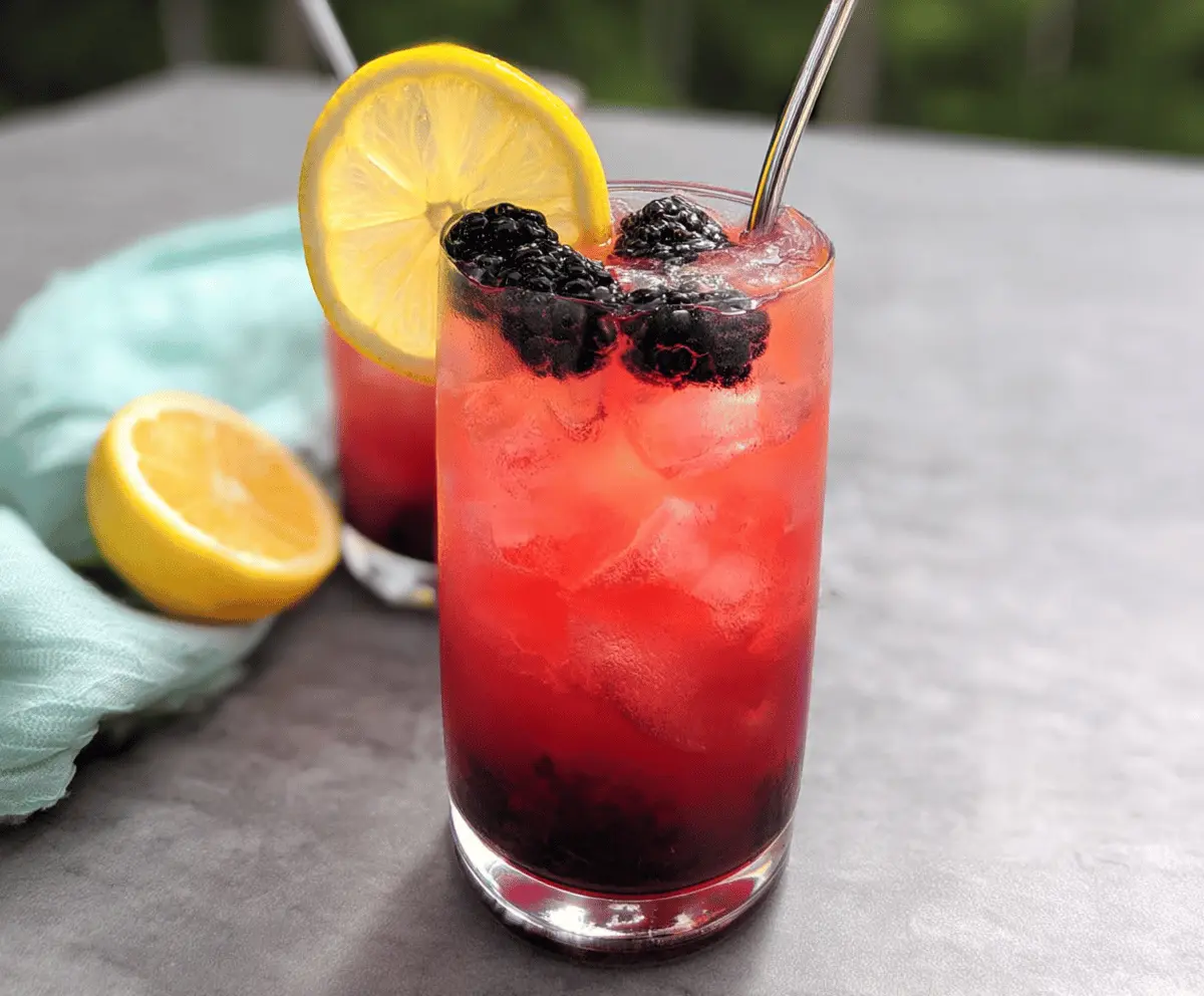 Refreshing Fresh Blackberry Lemonade Recipe