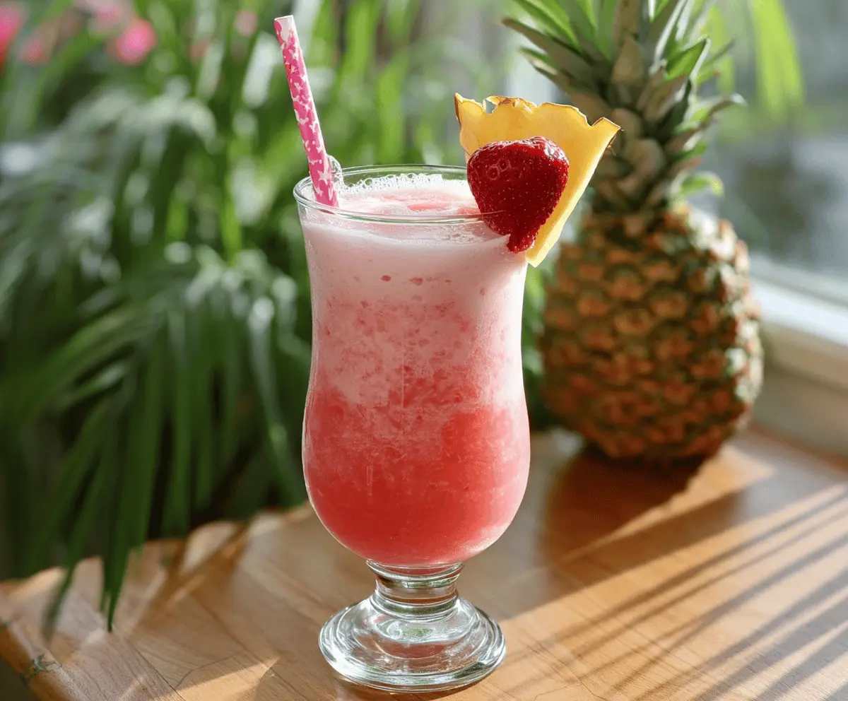 Refreshing Strawberry Pina Colada Recipe
