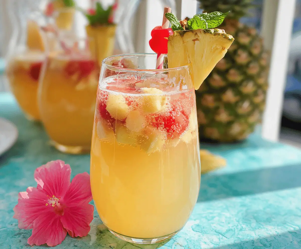 Refreshing Pina Colada Sangria Recipe