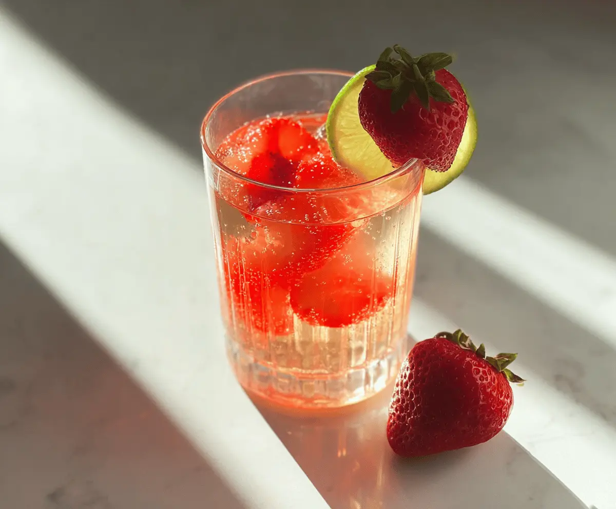 Refreshing Strawberry Dirty Sprite Recipe