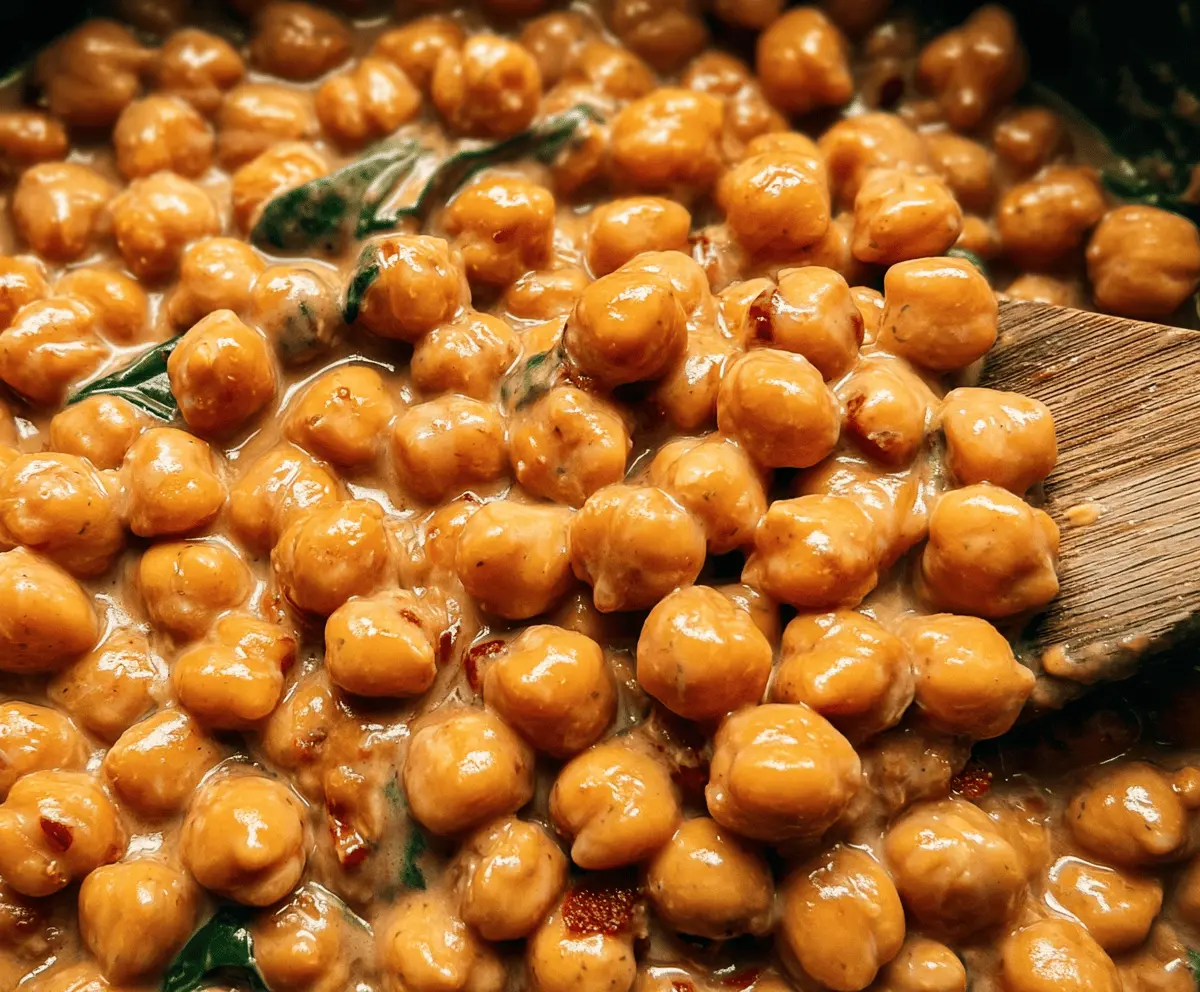 Cheesy Marry Me Chickpeas Recipe