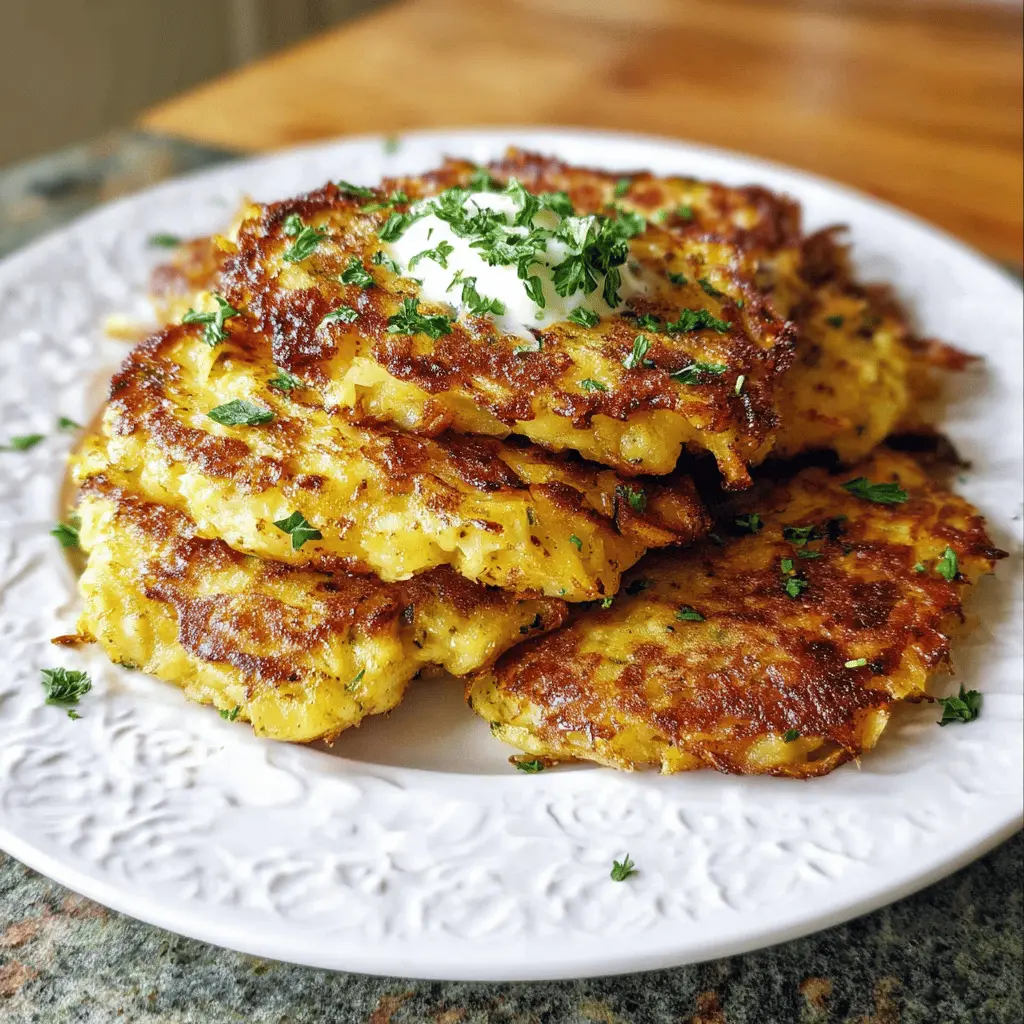 Cheesy Parmesan Yellow Squash Fritters Recipe