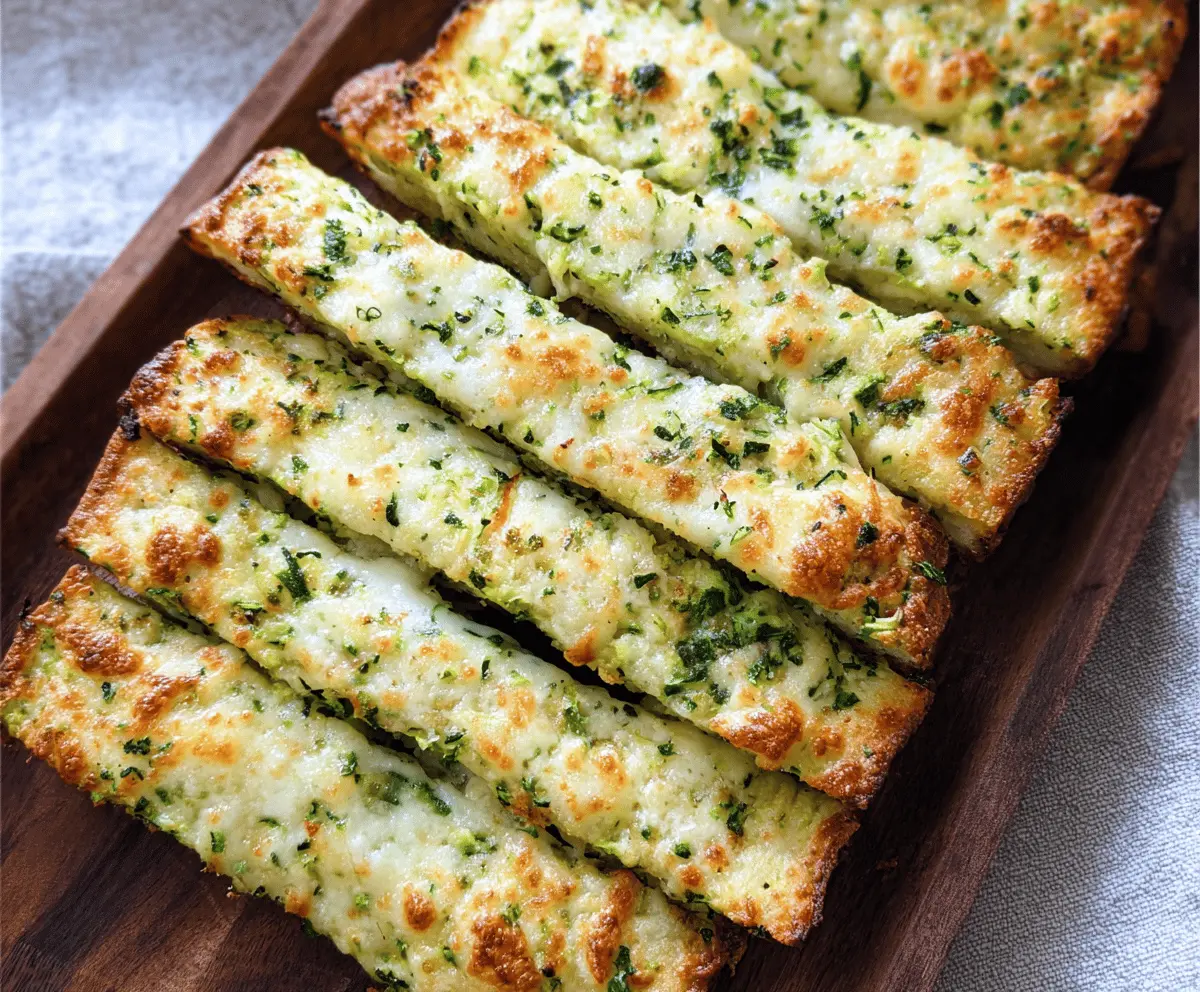 Easy Zucchini Breadsticks Recipe for Quick Snacks