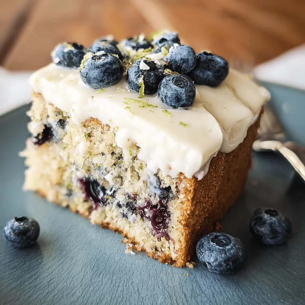 Moist Blueberry Zucchini Cake Recipe