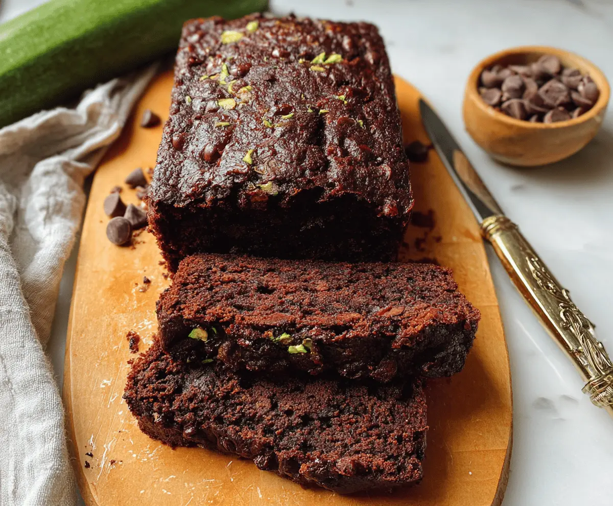 Moist Gluten-Free Chocolate Zucchini Bread