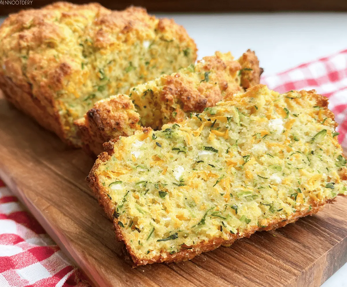 Cheesy Herb and Cheddar Squash Bread Recipe