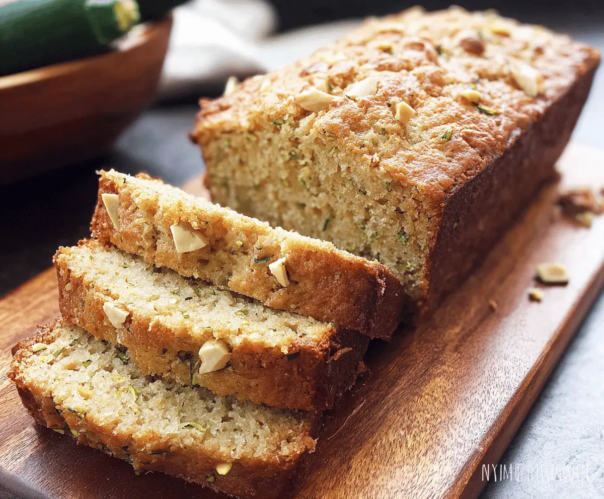 Moist Almond Flour Zucchini Bread Recipe
