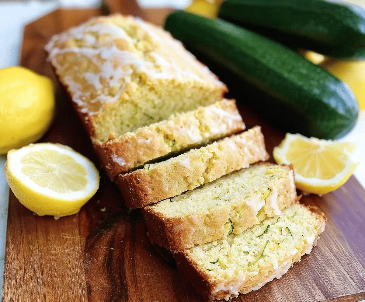 Moist Lemon Zucchini Bread Recipe
