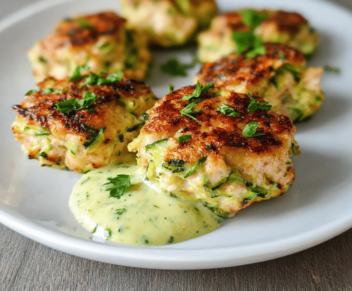 High Protein Chicken Zucchini Poppers Recipe