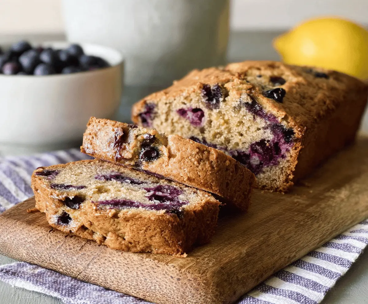 Moist Blueberry Zucchini Bread Recipe