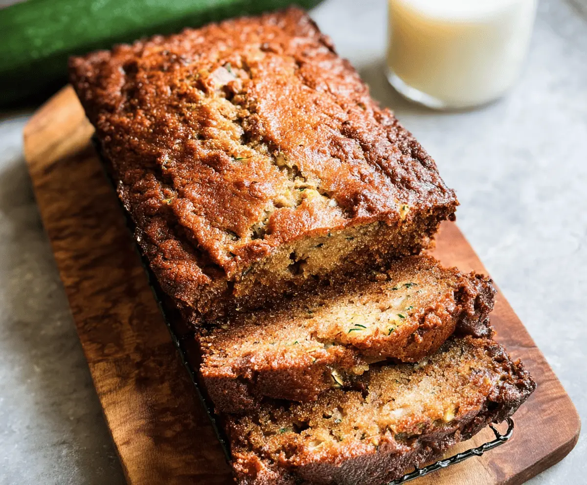 Moist Apple Zucchini Bread Recipe