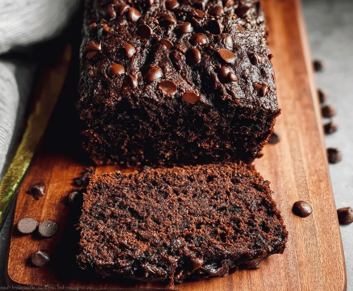Healthy Chocolate Zucchini Bread Recipe